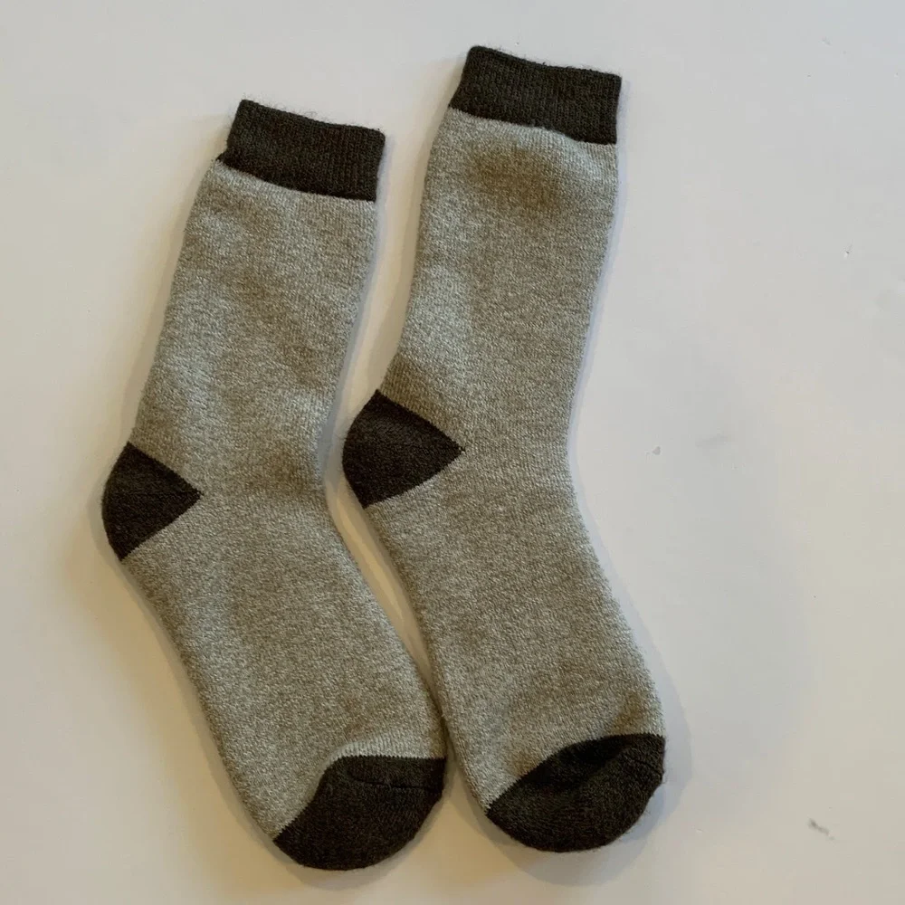Columbia Men's Tan and Brown Boot Socks